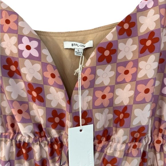 BTFL Life Floral Pink Maxi Dress - Picture 4 of 6